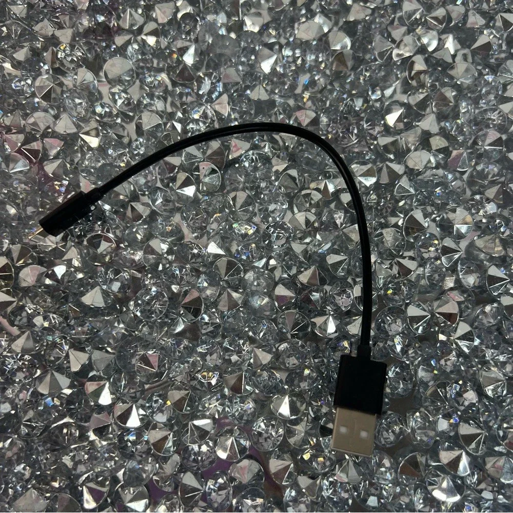 Black USB to Micro/USB Charging Cable mini